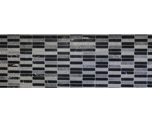 Mosaikfliesen in Schwarz und Weiß
