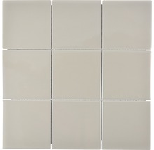 Quadratische Fliesenmosaik aus Keramik, neun Teile