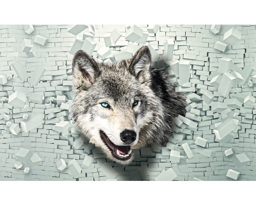 Fototapete Vlies 2941 VEXXL Wolf 3D 3-tlg. 312 x 219 cm