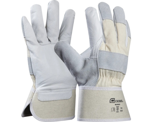 Arbeitshandschuh Worker weiß Gr. 10,5 Arbeitshandschuhe aus Leder und Textil