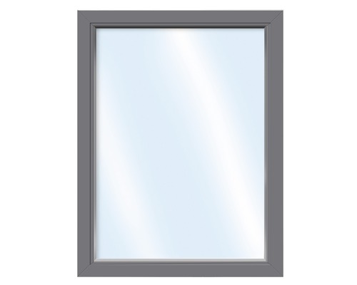 Kunststofffenster Festverglasung ESG ARON Basic weiß/anthrazit 1200x1650 mm (nicht öffenbar)