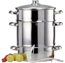 Entsafter mit Glasdeckel Edelstahl 7 L-thumb-0