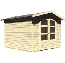 Gartenhaus aus Holz mit Doppeltür und Dach