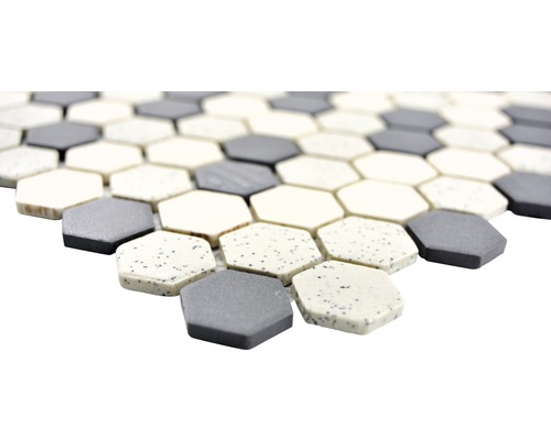 Sechseckige Mosaikfliesen aus Keramik