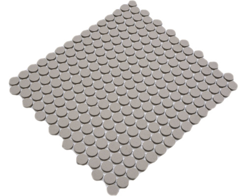 Mosaikfliese mit runden Steinen