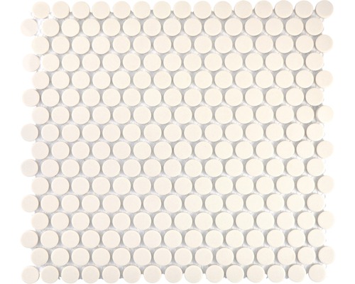 Keramikmosaik CU K220 31,5x29,4 cm weiß