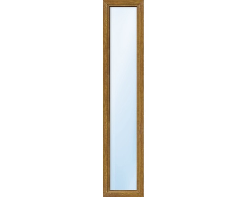 Kunststofffenster Festverglasung ESG ARON Basic weiß/golden oak 500x1600 mm (nicht öffenbar)