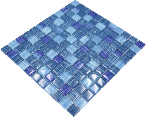 Mosaikfliesen aus Glas, quadratisch angeordnet