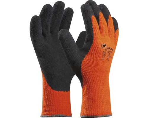 Handschuh Winter Grip orange Gr.9