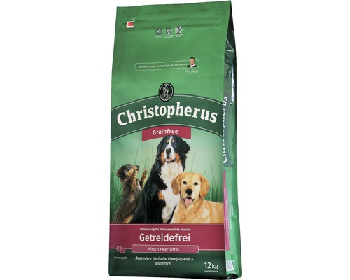 Hundefutter trocken, Allco Christopherus Getreidefrei, Hirsch & Kartoffel 12 kg