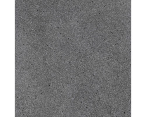 Nahaufnahme einer grauen Bodenfliese mit matter Oberfläche