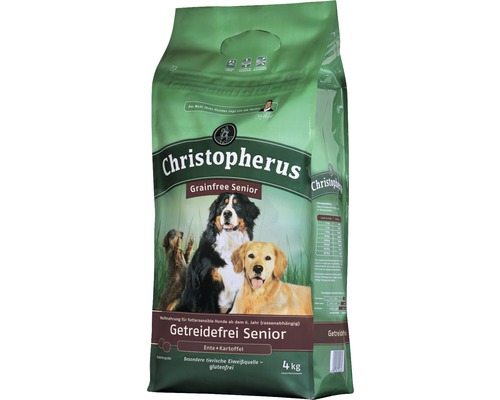 Hundefutter trocken, Allco Christopherus Getreidefrei Senior Ente & Kartoffel 4 kg