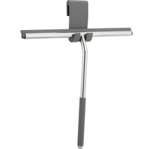 REIKA Duschabzieher TAMA mit Halter 28 cm silber glänzend Halter aus Silikon