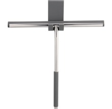 REIKA Duschabzieher TAMA mit Halter 28 cm silber glänzend Halter aus Silikon