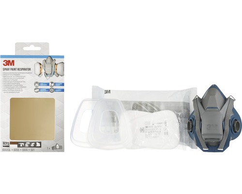 3M Lackiermaske mit Filtern und Visier