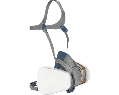 Halbmaske mit Filtern für Atemschutz
