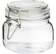 Drahtbügelglas mit Dichtungsring 500 ml