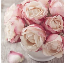 Strauß Rosen in Vase