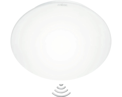 Steinel Sensor Deckenleuchte IP44 1-flammig Ø 27,5 cm RS 16 L weiß Steinelsensorleuchte für den Innenbereich
