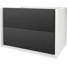 Waschtischunterschrank Baden Haus Bellagio BxHxT 70 x 51 cm x 46 cm Frontfarbe graphit matt matt