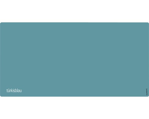 Badrückwand mySPOTTI aqua türkisblau 90x45 cm Türisblau Farbmuster