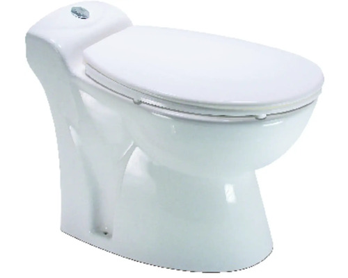 Sanisan 5 Stand-WC mit integrierter Kleinhebeanlage weiß