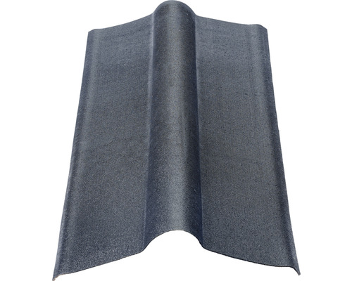 Onduline® Firsthaube intensiv schwarz 1000 mm x 485 mm x 3 mm Dachziegel aus Faserzement