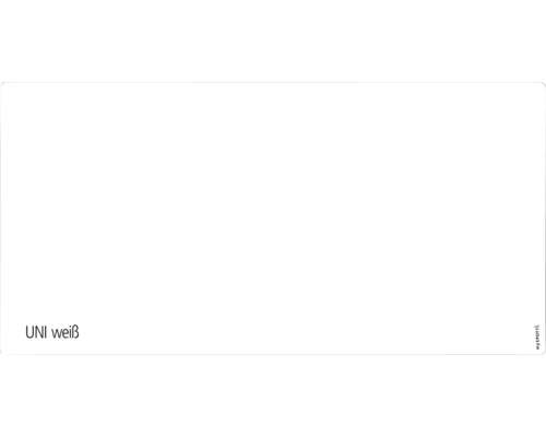 Einfarbiges Blatt Papier in Weiss