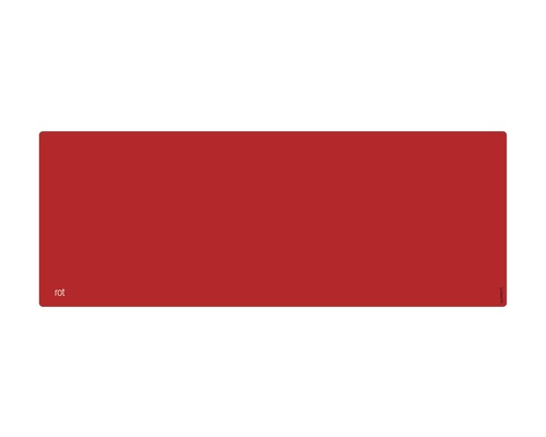 Badrückwand mySPOTTI aqua rot 120x45 cm Rote Fläche