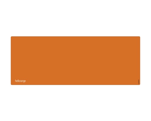 Badrückwand mySPOTTI aqua hellorange 120x45 cm Hellerorange Matte