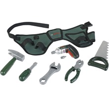 Spielzeugwerkzeug-Set mit Werkzeugtasche, Hammer, Schraubendreher, Schraubenschlüssel, Zange und Säge