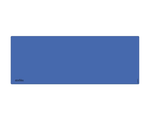 Badrückwand mySPOTTI aqua azurblau 120x45 cm Azurblaue Schreibtischunterlage