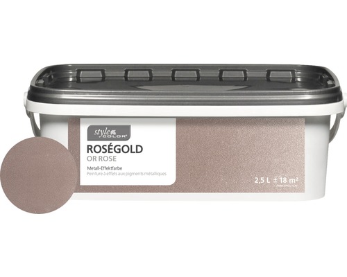 Wandfarbe StyleColor rosegold 2,5 l Wandfarbe StyleColor rosegold 2,5 l