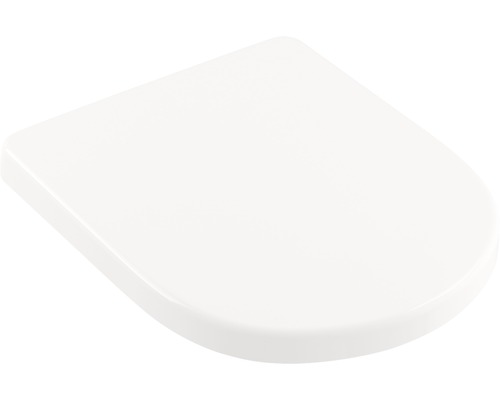 Weißer WC-Sitz aus Kunststoff