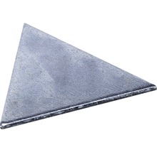Dreieckige Metallscheibe