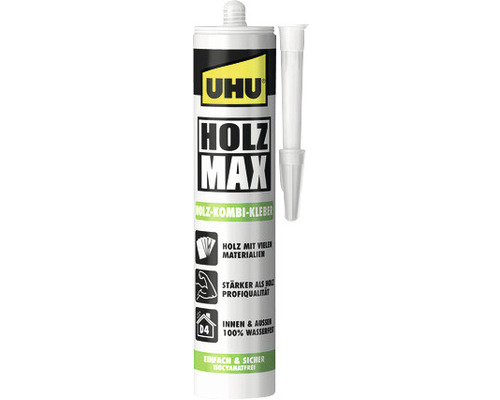 Uhu Holz Max Holz-Kombi-Kleber für Holz und viele Materialien