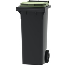 Mülltonne mit Rädern und Deckel
