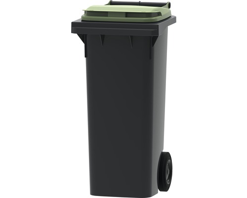 Mülltonne mit Rädern und Deckel