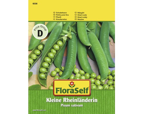 FloraSelf Kleine Rheinländerin Schalerbsen Sämerei