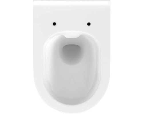 Keramik-Toilette von oben