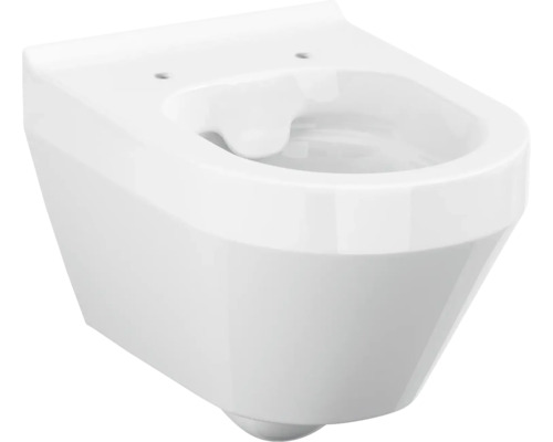 Wand-WC Cersanit Crea Tiefspüler ohne Spülrand weiß ohne WC-Sitz