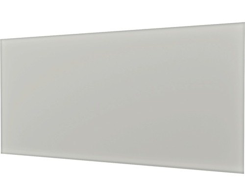 Infrarot Glasheizung Vitalheizung HVH600GS 58,5x118,5 cm platinum grau 600 Watt Graue Glasrückwand