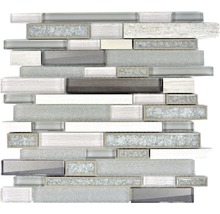 Glasmosaik Sonja 23 30x29,2 cm grau