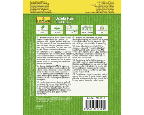 Samenpackung Uchiki Kuri Kürbis