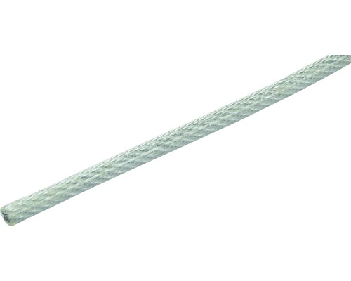 Drahtseil Pösamo 1,5-3 mm, 10 m Stahl verzinkt plastifiziert, in Ringen