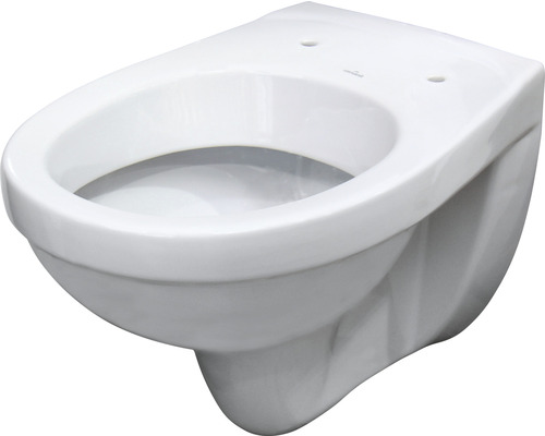 Wand-WC Cersanit Tiefspüler mit Spülrand weiß glänzend ohne WC-Sitz FS00010-OLO