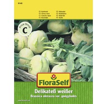 FloraSelf Kohlrabi Delikateß weißer Samenpackung