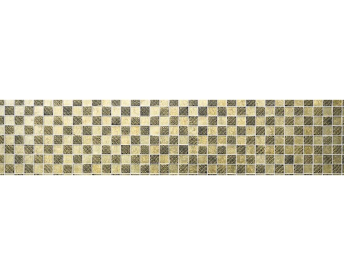 Quadratische Mosaikfliesen aus Glas in Schachbrettmuster