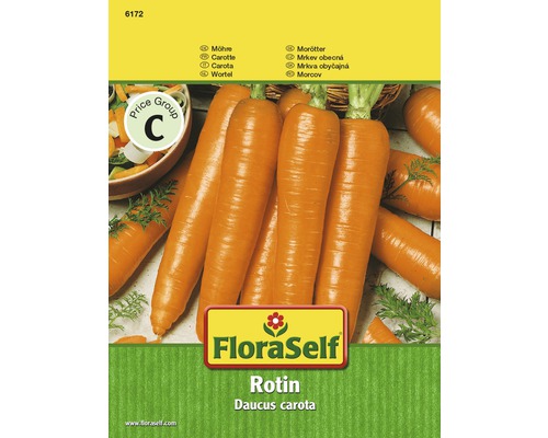 FloraSelf Rotin carrot seed packet