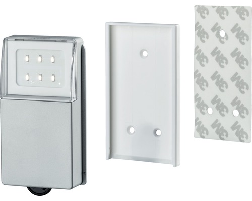 LED-Wandleuchte mit Montageplatte und Klebestreifen